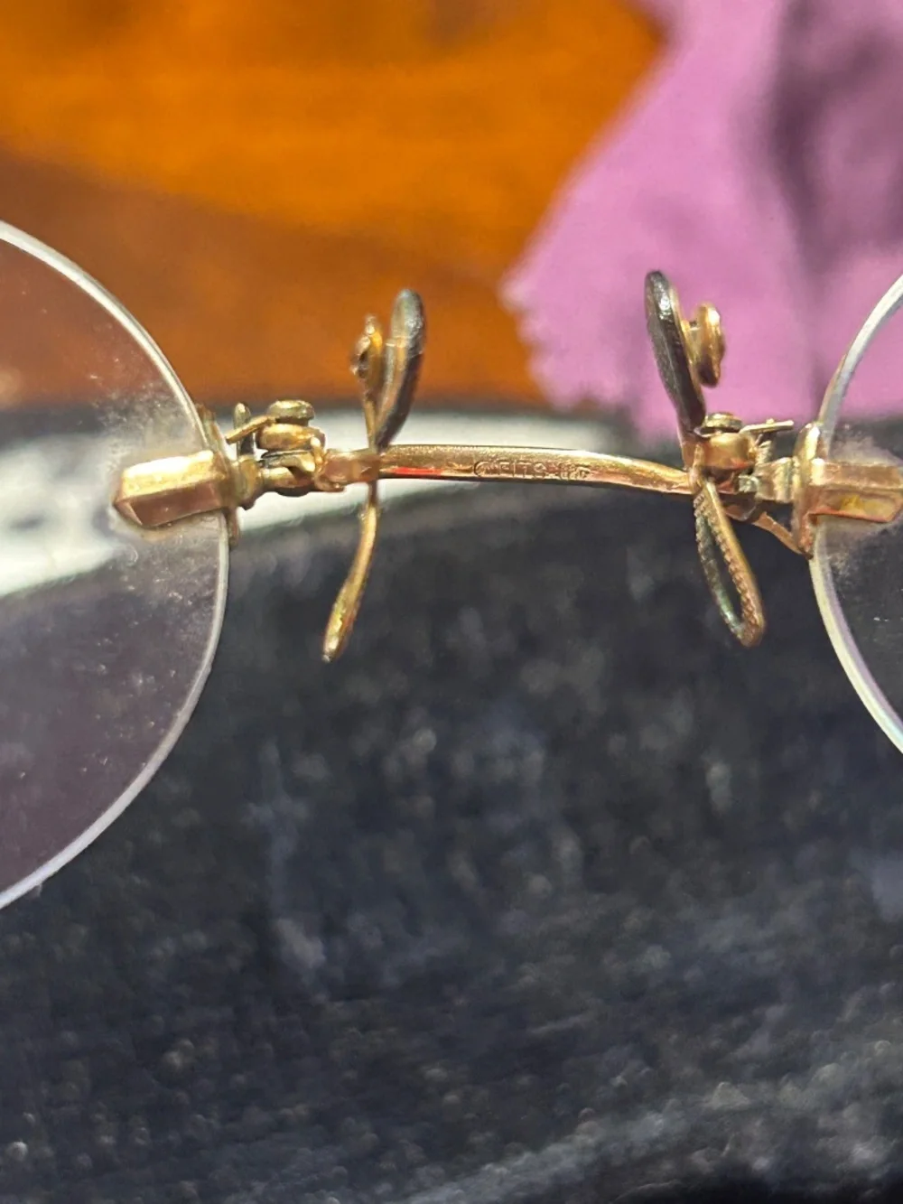 Victoriann 1890s-1920s Eyeglasses and Case 20262708-0002